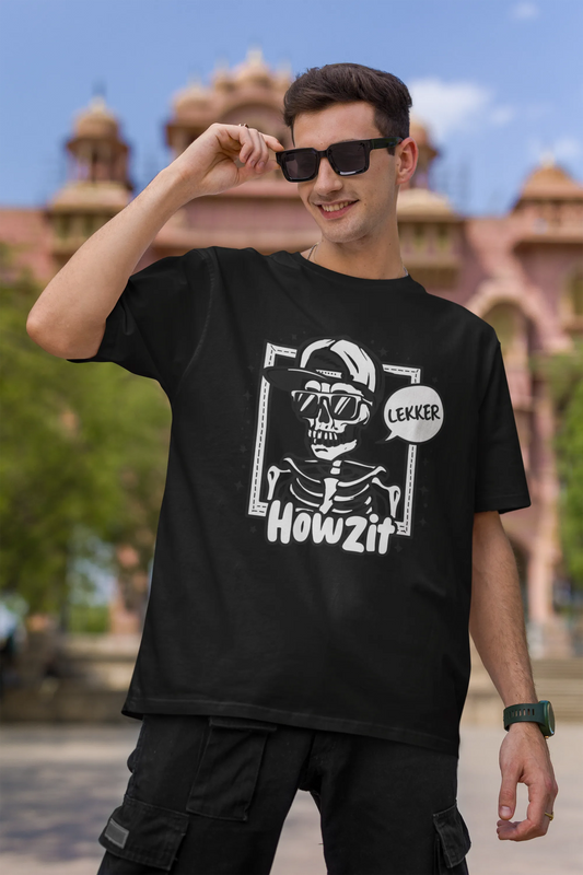 Lekkar | Techno Rave | Dropped Sleeve Unisex T-Shirt