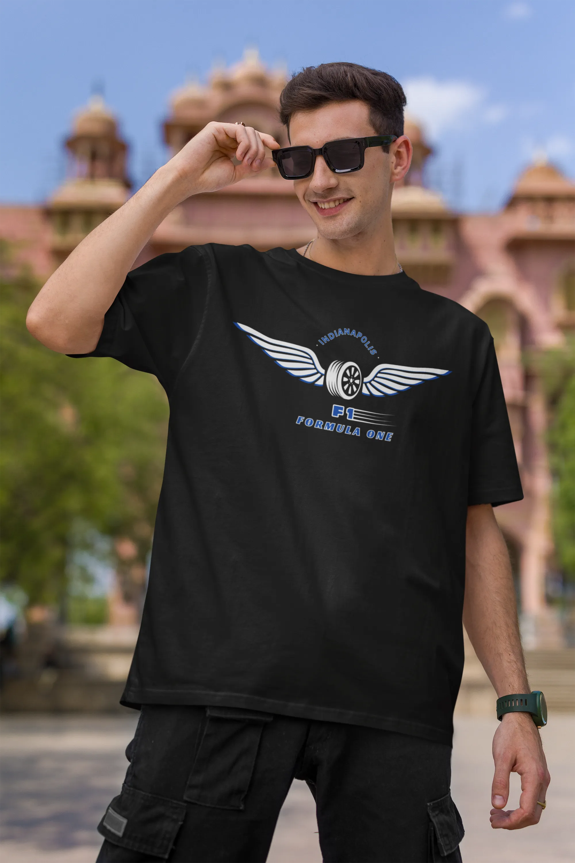 F1 Formula One | Minimalist | Premium Oversized Half Sleeve Unisex T-Shirt