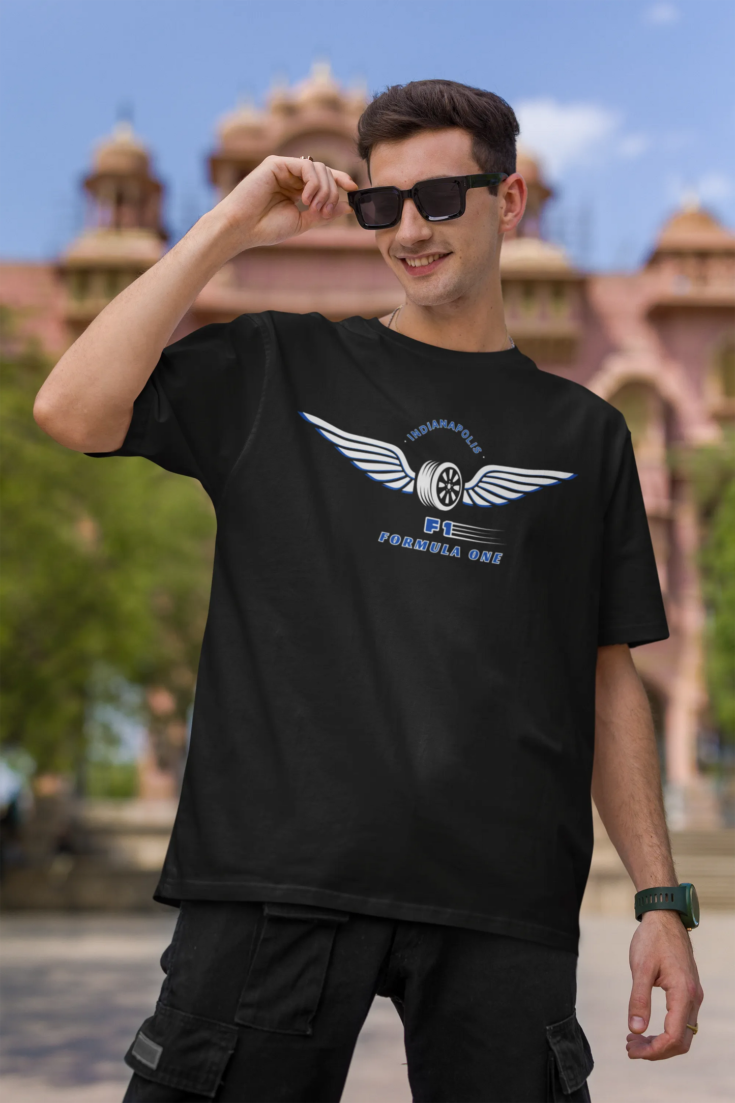 F1 Formula One | Minimalist | Dropped Sleeve Unisex Tee