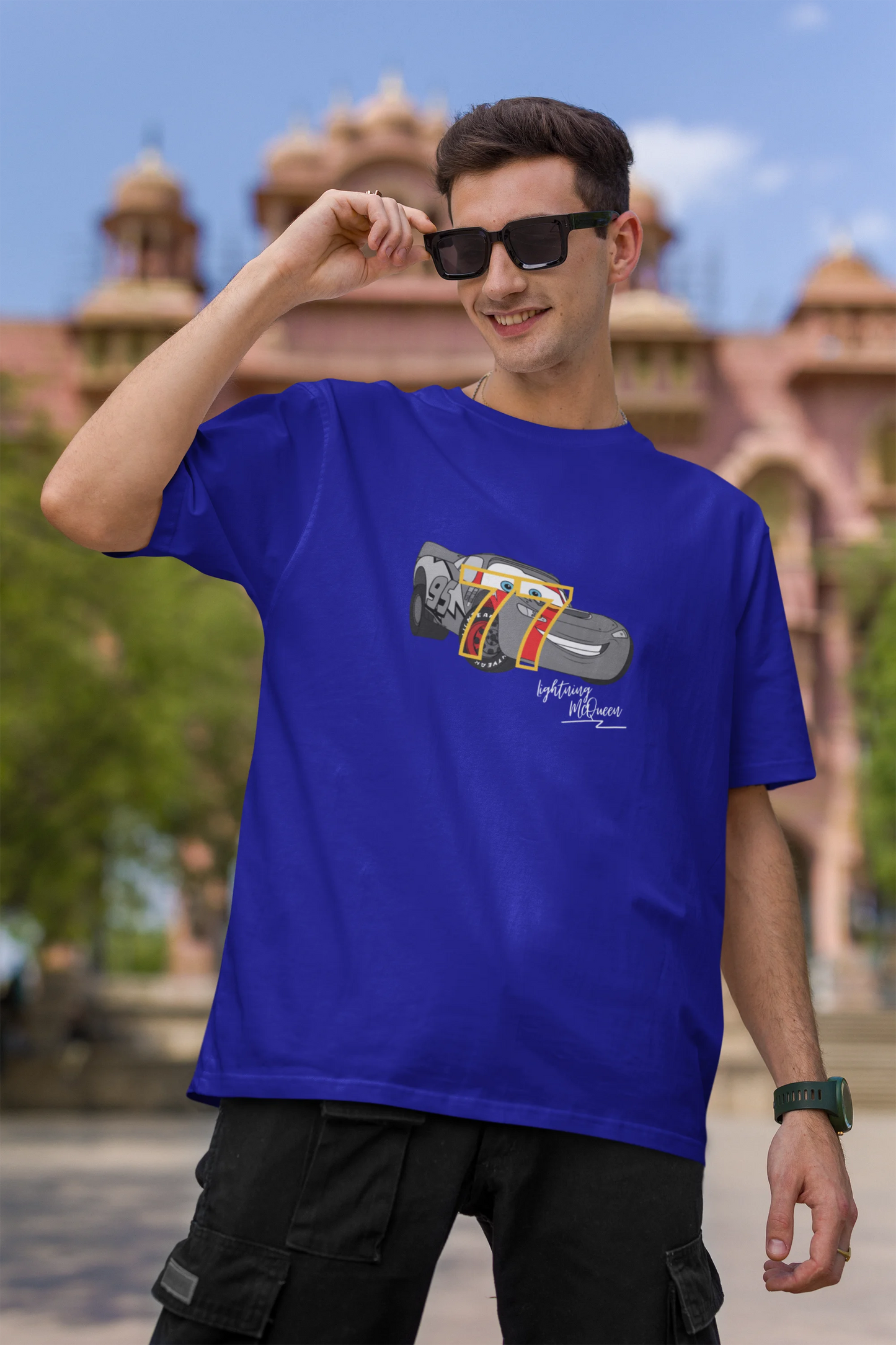 McQueen | Disney | Dropped Sleeve Unisex Tee
