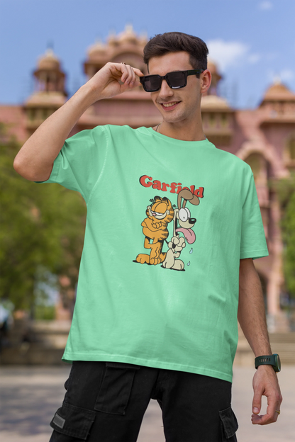 Garfield | Disney | Dropped Sleeve Unisex Tee