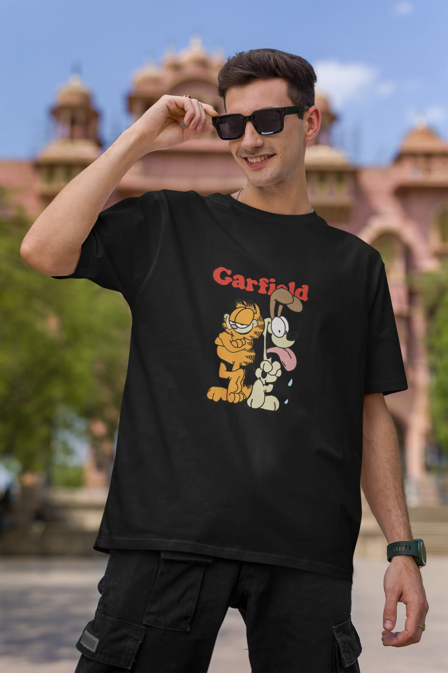 Garfield | Disney | Dropped Sleeve Unisex Tee