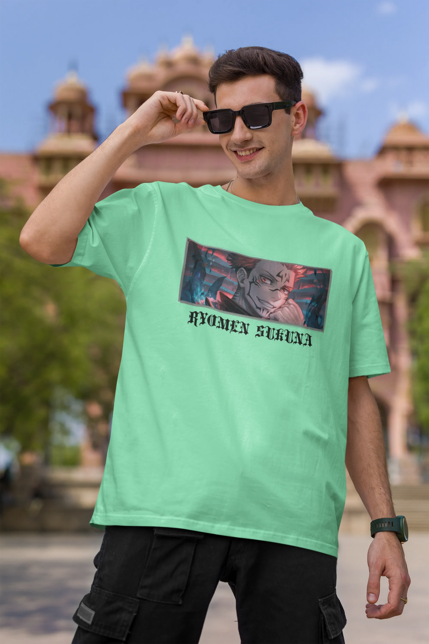 Ryomen Sukuna | Anime | Dropped Sleeve Unisex Tee  | Broke Memers