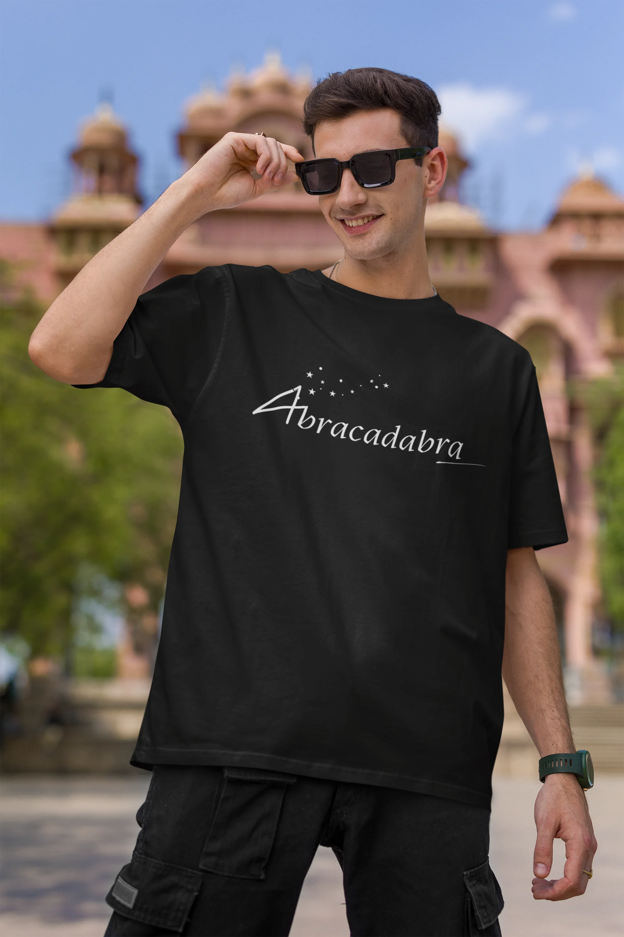 Abracadabra | Minimalist | Premium Oversized Half Sleeve Unisex T-Shirt