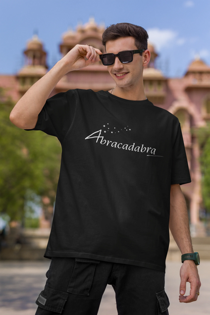 Abracadabra | Minimalist | Dropped Sleeve Unisex Tee