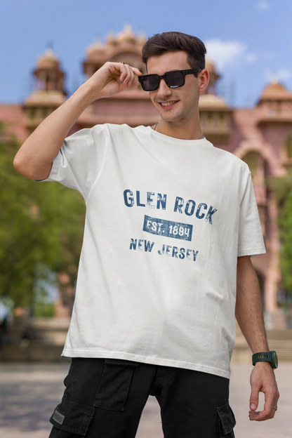 Glen Rock  | Retro Theme | Dropped Sleeve Unisex Tee