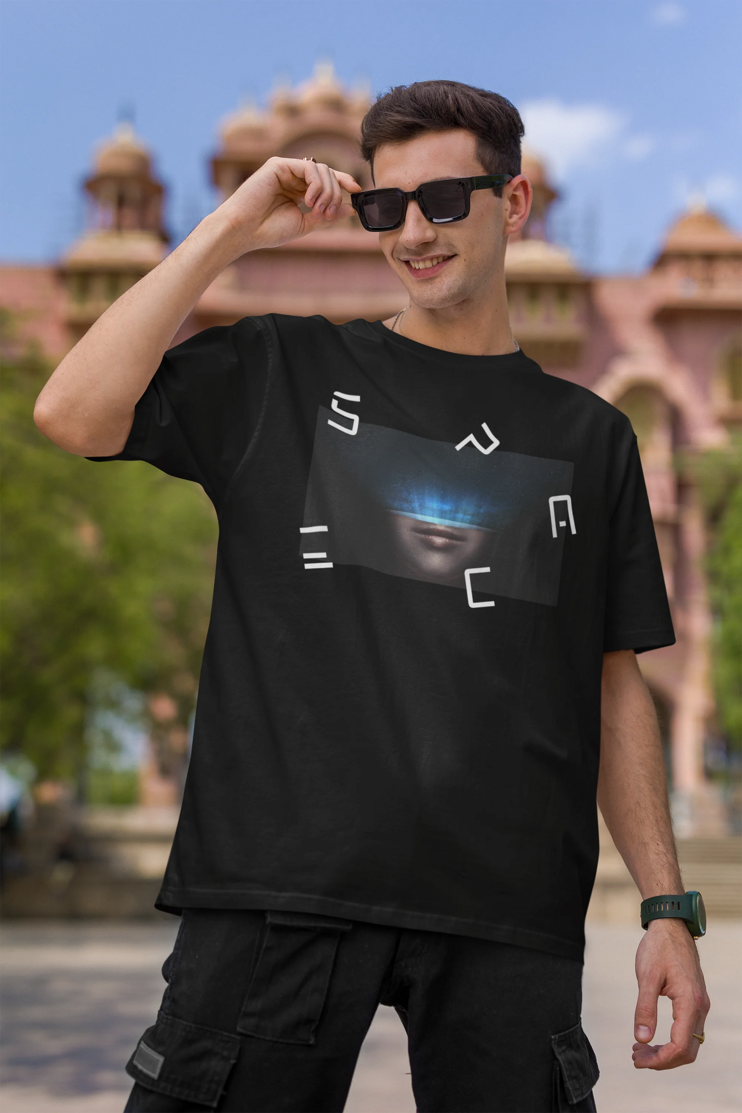 Brain Universe | Space Vogue | Dropped Sleeve Unisex Tee