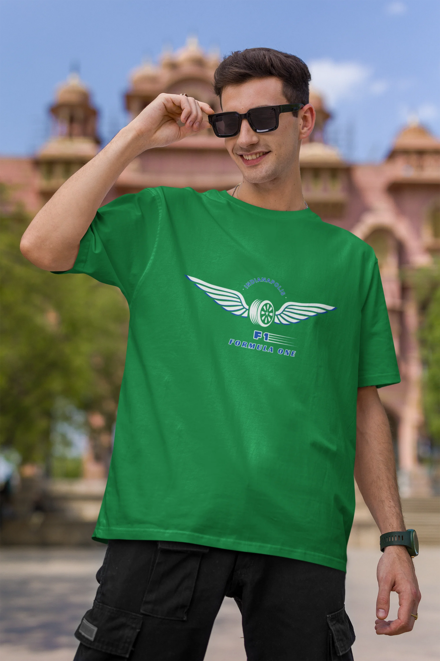 F1 Formula One | Minimalist | Dropped Sleeve Unisex Tee