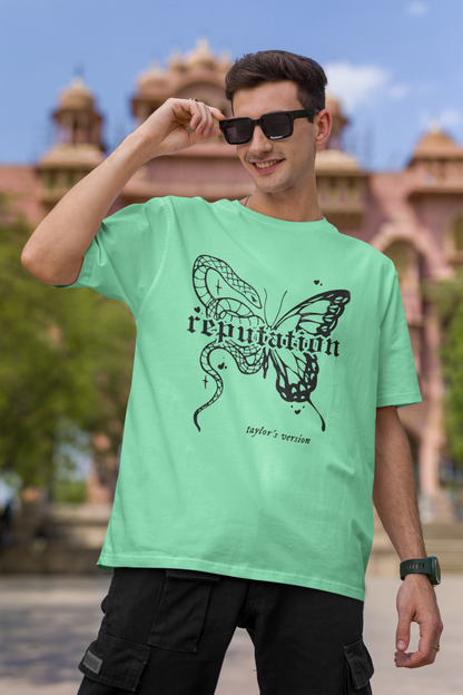 Reputation (Taylor's Version) | T.S | Dropped Sleeve Unisex Tee
