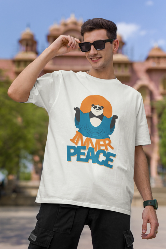 Inner Peace | Kung Fu Panda | Dropped Sleeve Unisex T-Shirt
