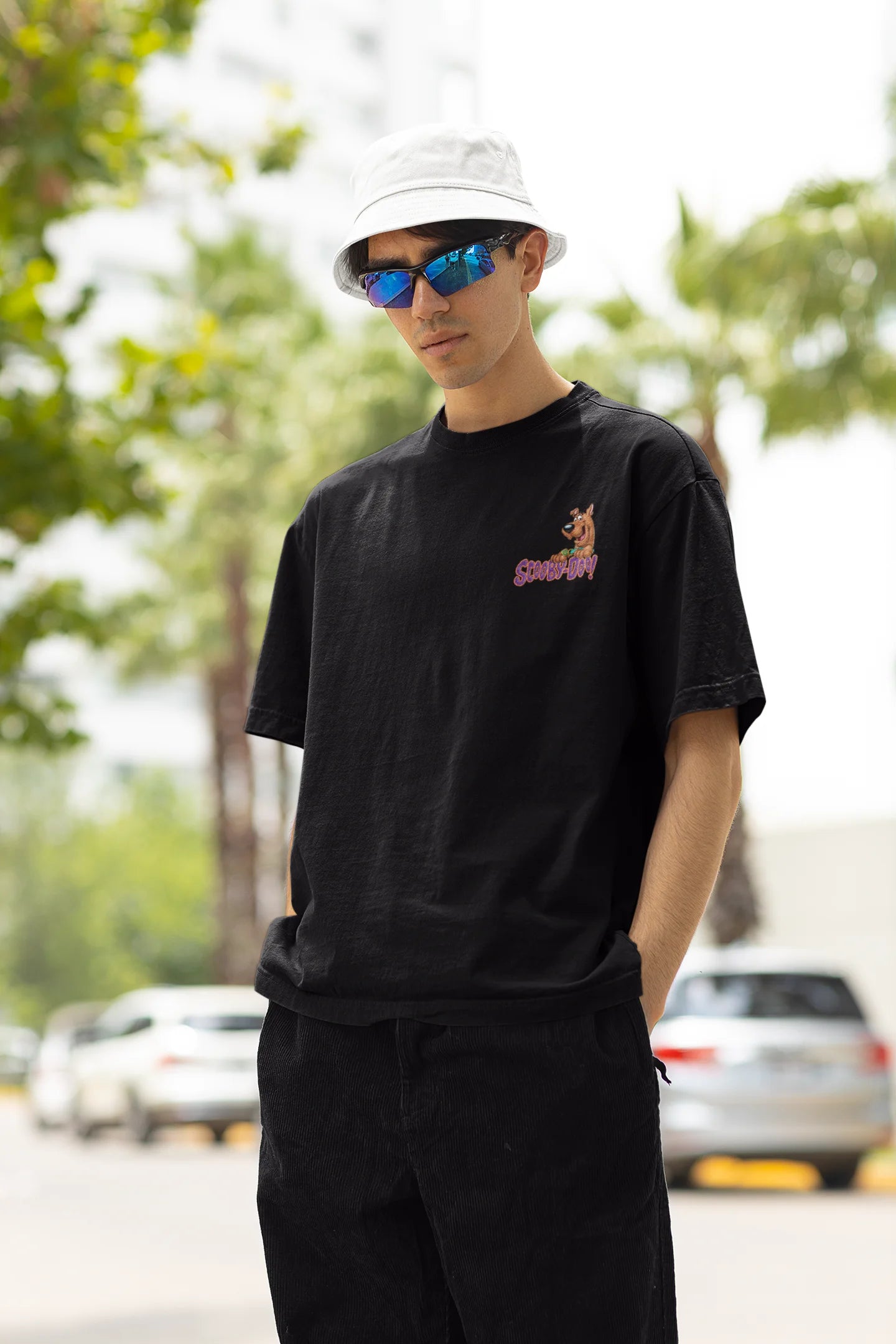 Cute Scooby  | Disney | Dropped Sleeve Unisex Tee