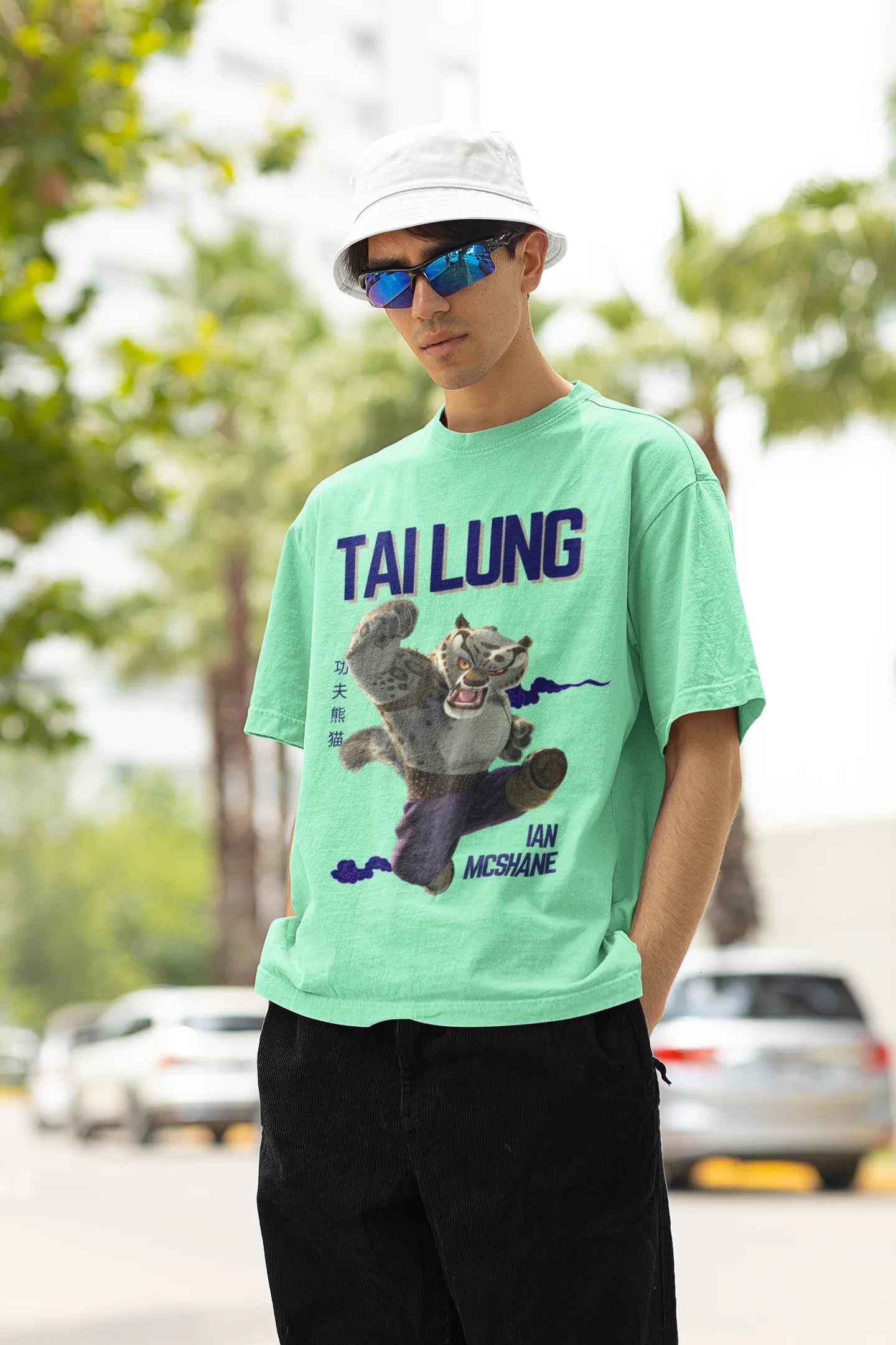 Tailung | Kung Fu Panda | Dropped Sleeve Unisex Tee