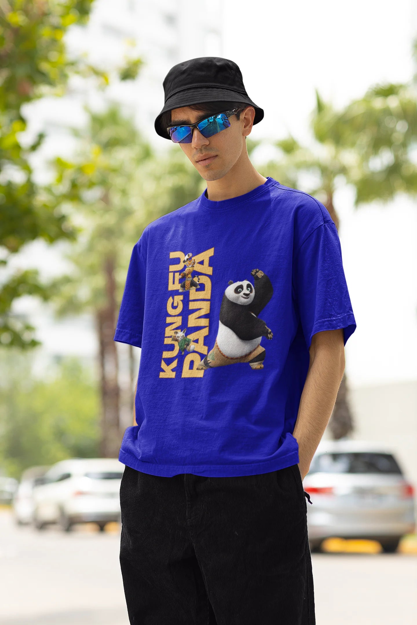 Kung Fu Panda Team | Kung Fu Panda | Dropped Sleeve Unisex Tee