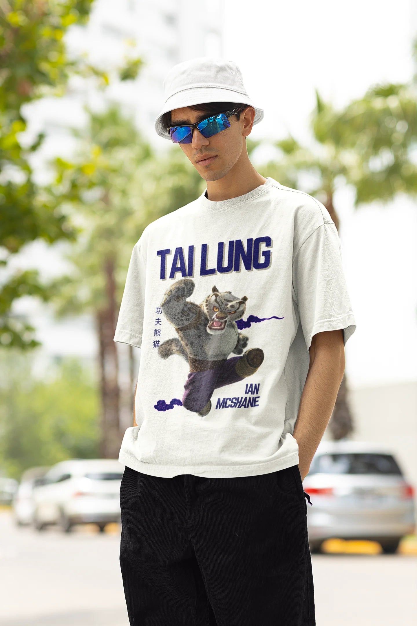 Tailung | Kung Fu Panda | Premium Oversized Half Sleeve Unisex T-Shirt