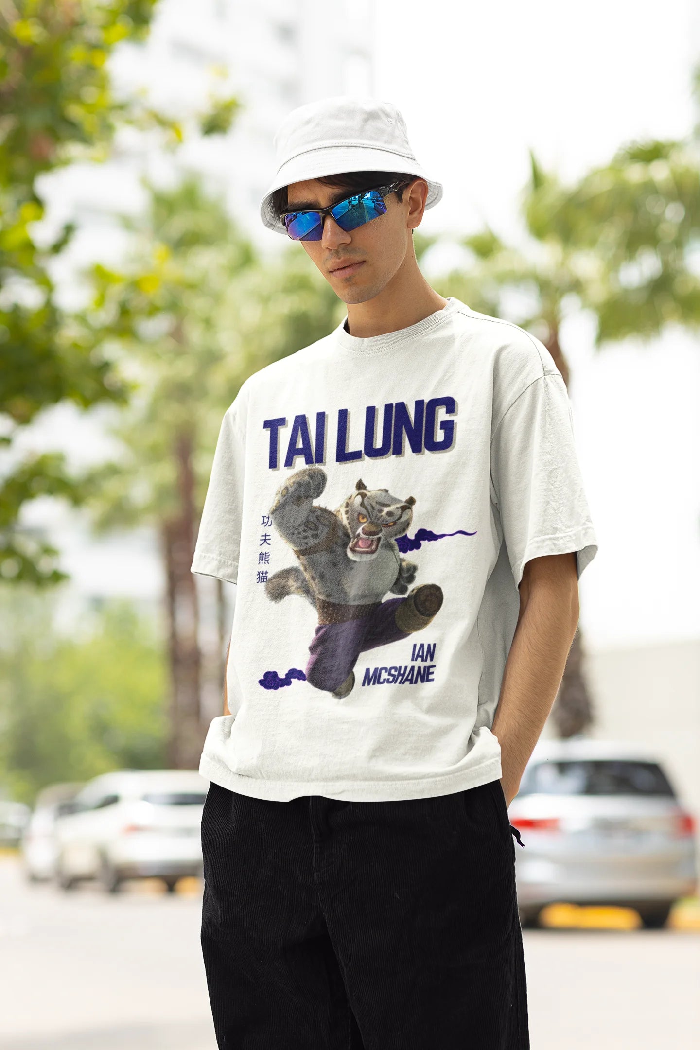 Tailung | Kung Fu Panda | Dropped Sleeve Unisex Tee