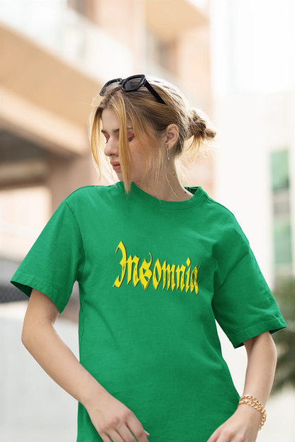 Insomnia | Brutalism | Dropped Sleeve Unisex Tee