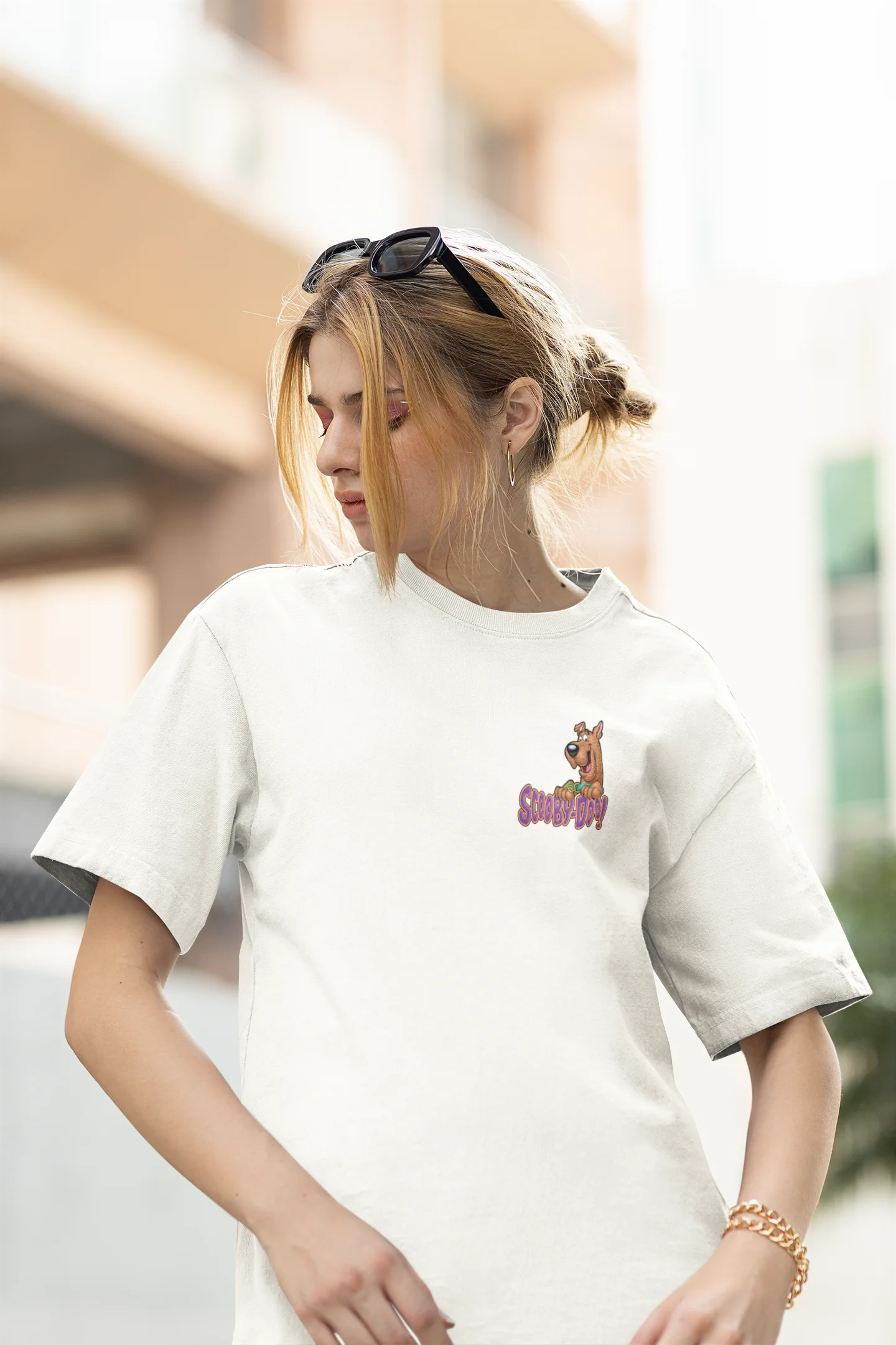 Cute Scooby  | Disney | Dropped Sleeve Unisex Tee