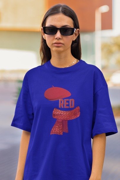 Red | T.S | Oversized Unisex T-Shirt