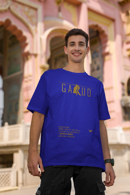 Garud | Minimalist | Dropped Sleeve Unisex Tee