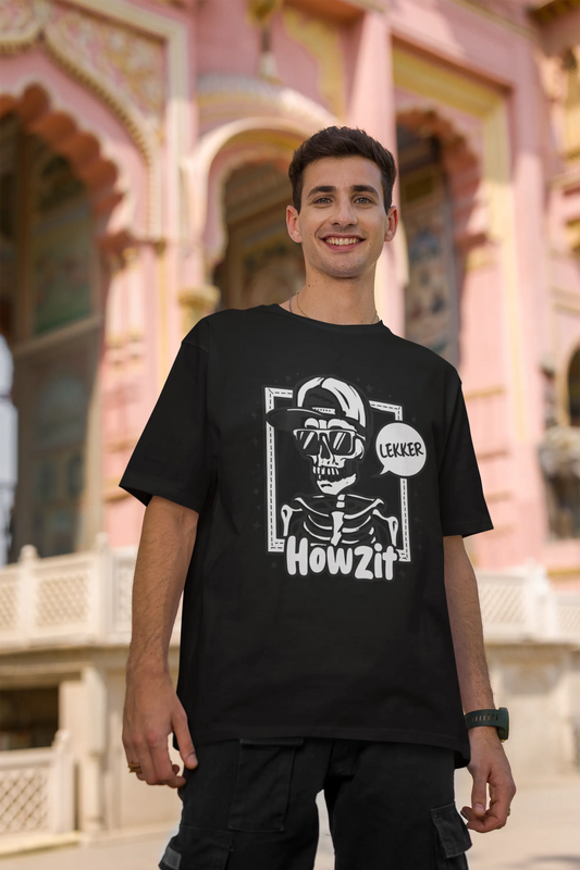 Lekkar | Techno Rave | Dropped Sleeve Unisex T-Shirt
