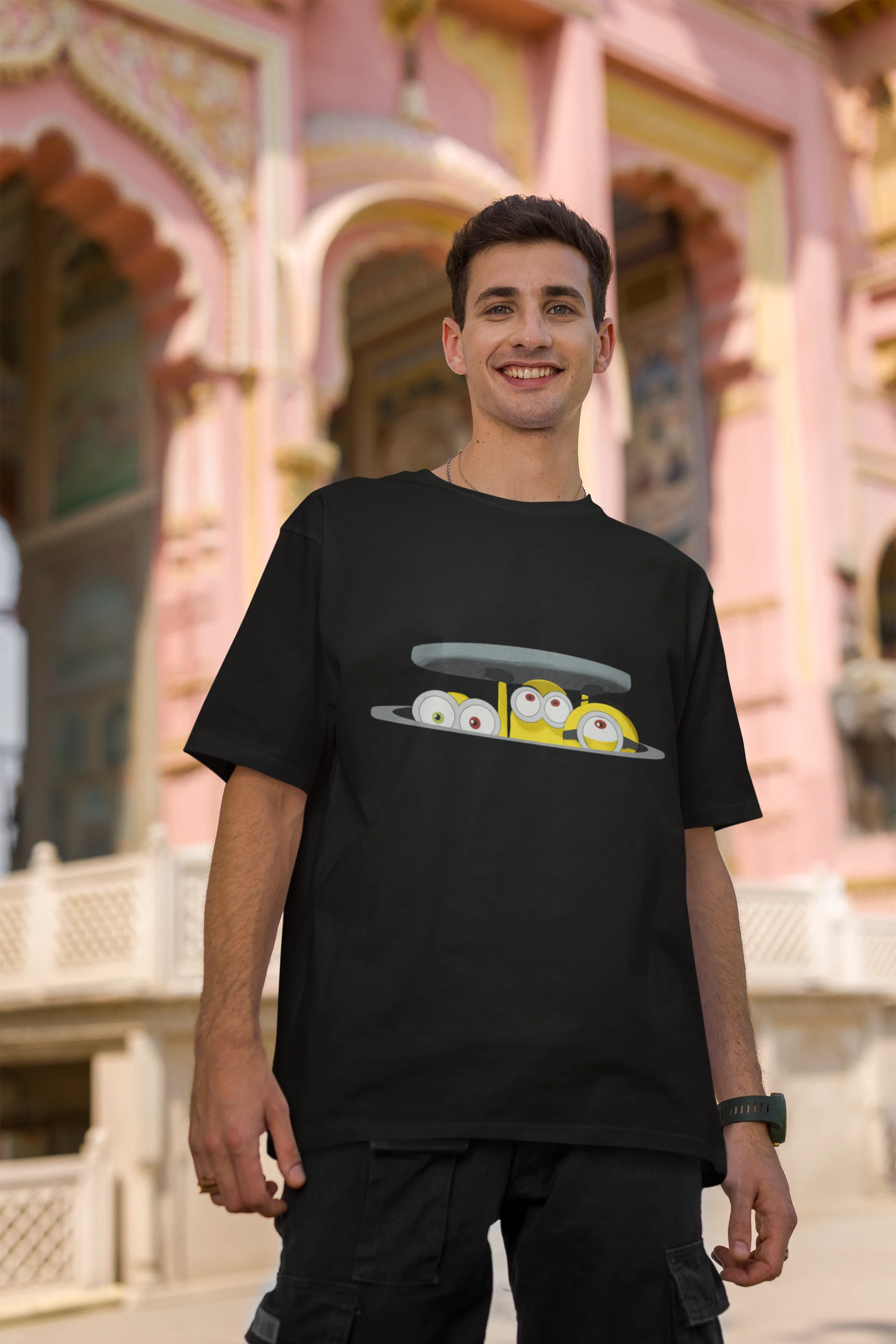 Minions | Disney | Premium Oversized Half Sleeve Unisex T-Shirt