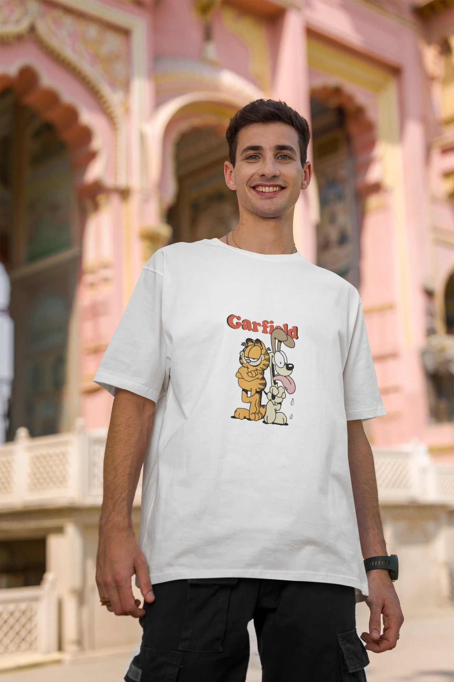 Garfield | Disney | Dropped Sleeve Unisex Tee