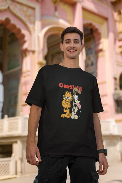 Garfield | Disney | Dropped Sleeve Unisex Tee