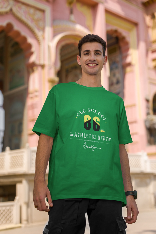 Old School 86 | Retro Theme | Dropped Sleeve Unisex Tee