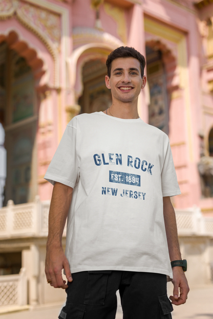 Glen Rock  | Retro Theme | Dropped Sleeve Unisex Tee