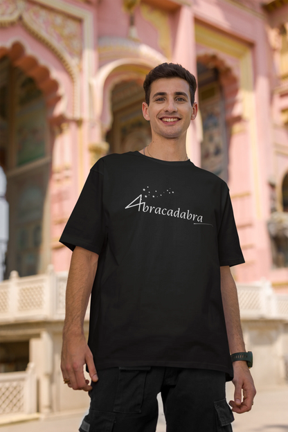 Abracadabra | Minimalist | Dropped Sleeve Unisex Tee