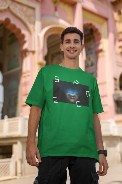 Brain Universe | Space Vogue | Dropped Sleeve Unisex Tee