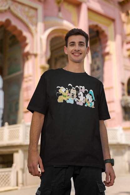 Clubhouse Gang | Disney | Dropped Sleeve Unisex Tee