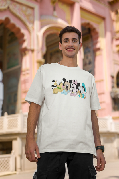 Clubhouse Gang | Disney | Dropped Sleeve Unisex Tee