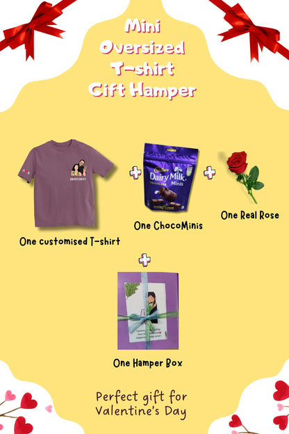T-shirt Mini Gift Hamper | Convert Photo to Illustration/Ghibli-art | Valentine’s Gift for the One You Love