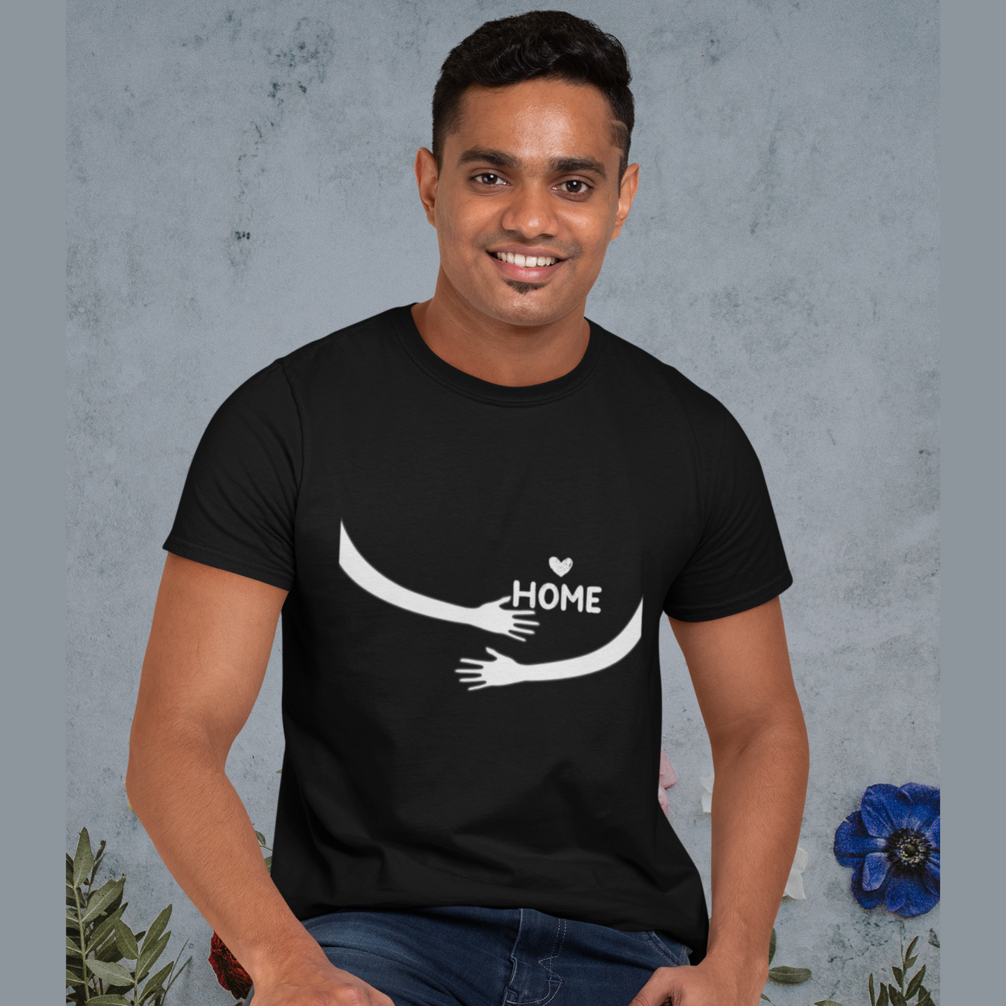 My home: Your arms | Premium Unisex Half Sleeve T-shirt