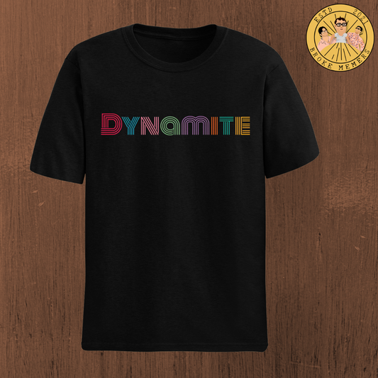 BTS Combo Set including Dynamite T-shirt, Mask & BTS Mix sticker