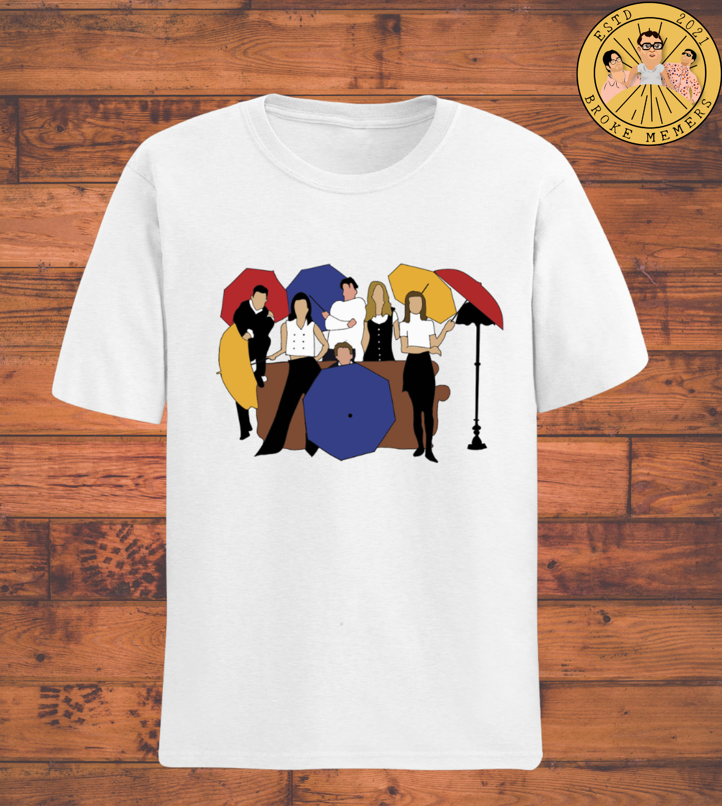 F.R.I.E.N.D.S Combo Set - including Friends T-shirt, Mask & Friends sticker