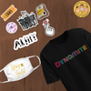 BTS Combo Set - 2 including Dynamite T-shirt, Mask & BTS sticker