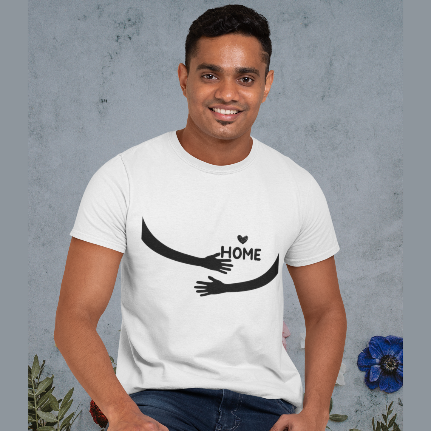 My home: Your arms | Premium Unisex Half Sleeve T-shirt