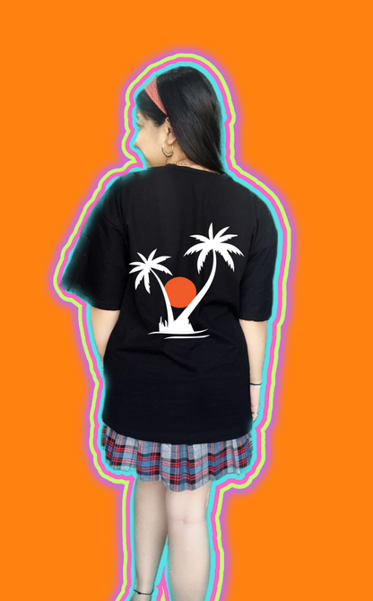 Cover Me in Sunshine | Premium Oversized Half Sleeve Unisex T-Shirt