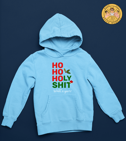 HO HO HOLY SHIT | Premium Unisex Winter Hoodie