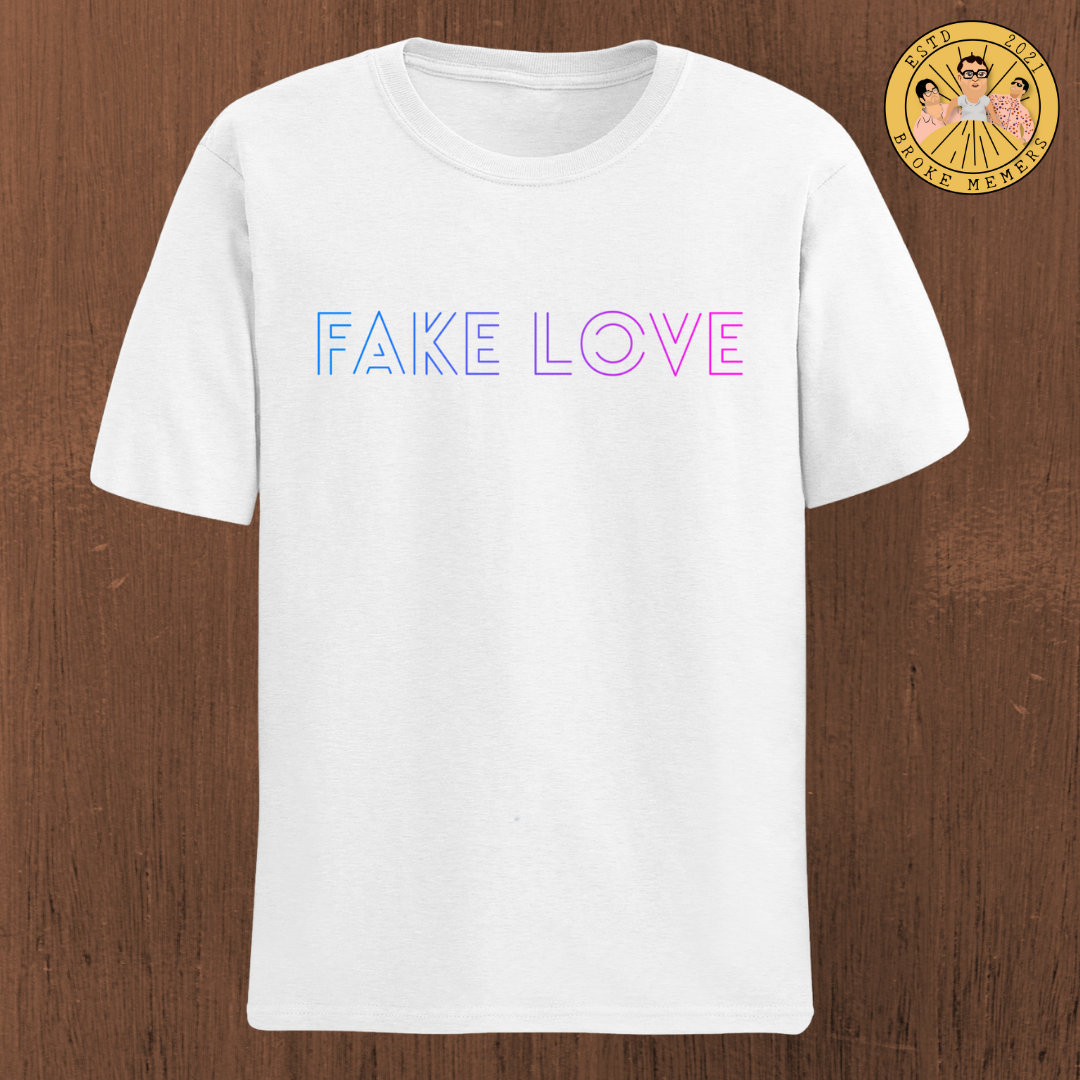 BTS Combo Set including Fake Love T-shirt, Mask & BTS Songs sticker