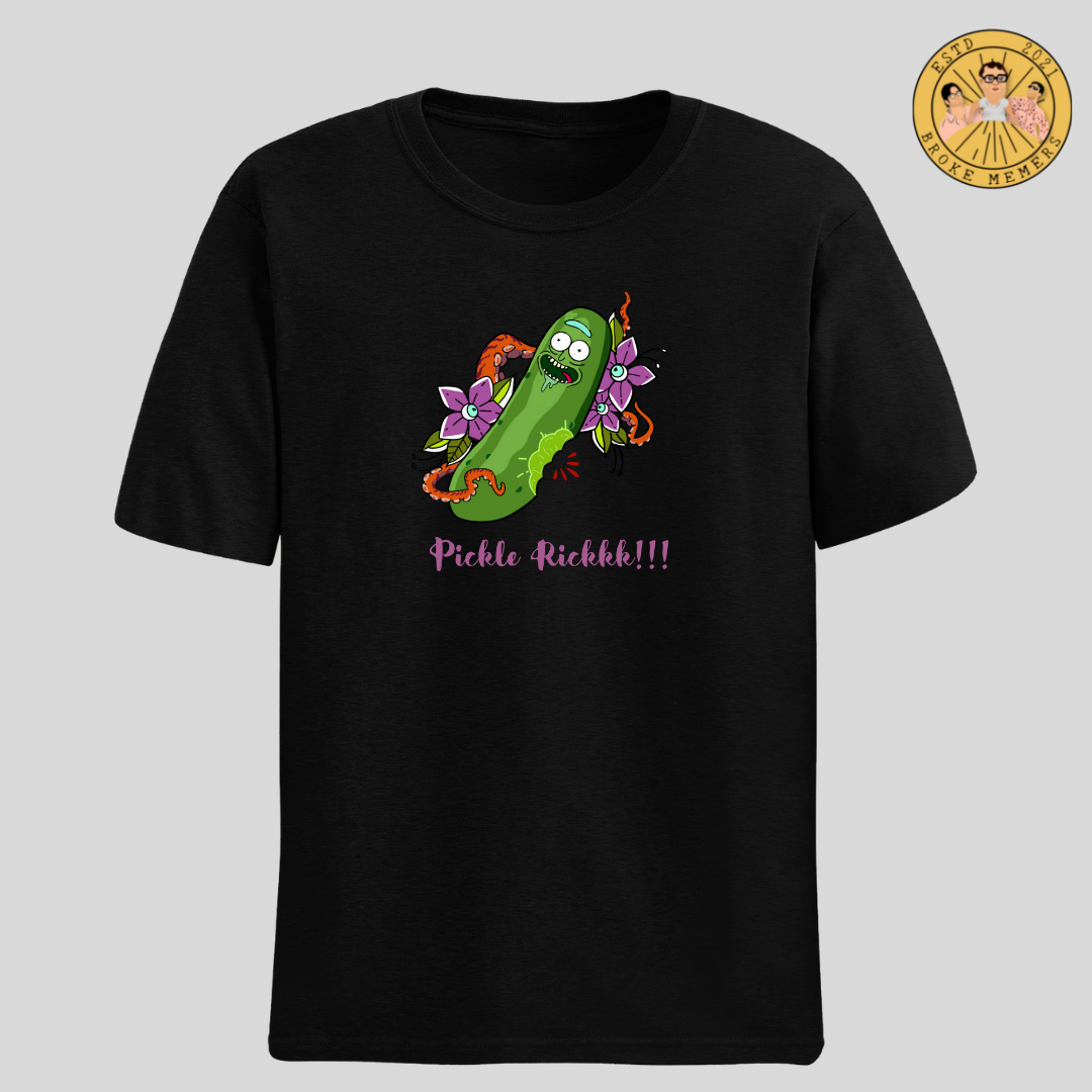 Rick and Morty combo set -IV including Pickle Rick T-shirt, Mask & Rick and Morty sticker