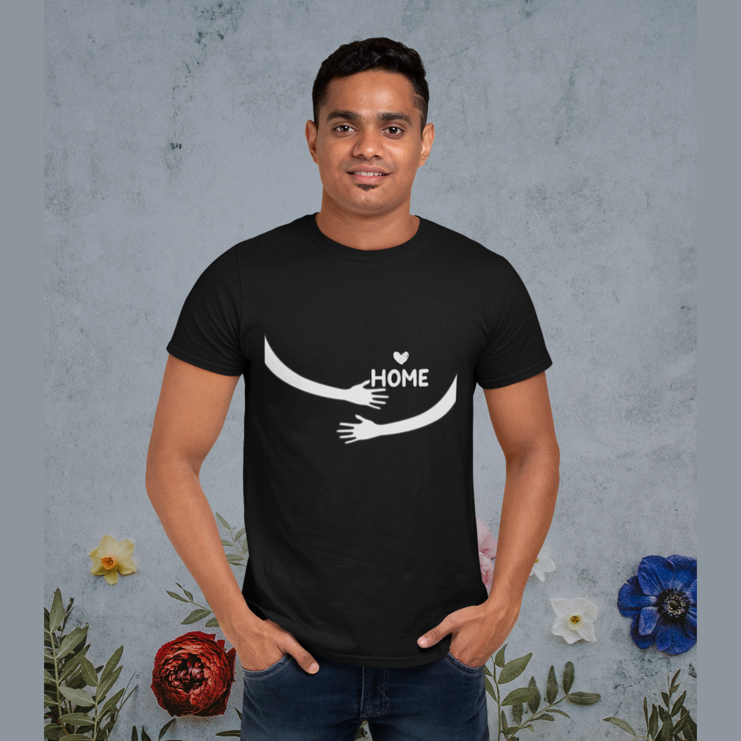 My home: Your arms | Premium Unisex Half Sleeve T-shirt