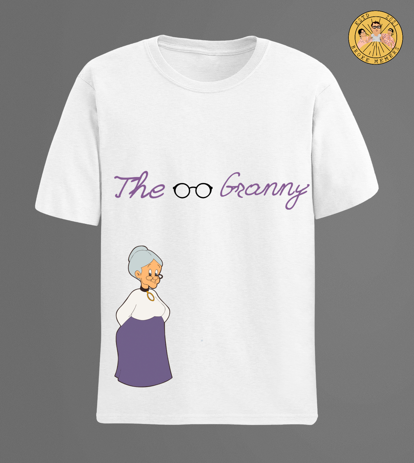 The Granny | Half Sleeve Unisex T-Shirt