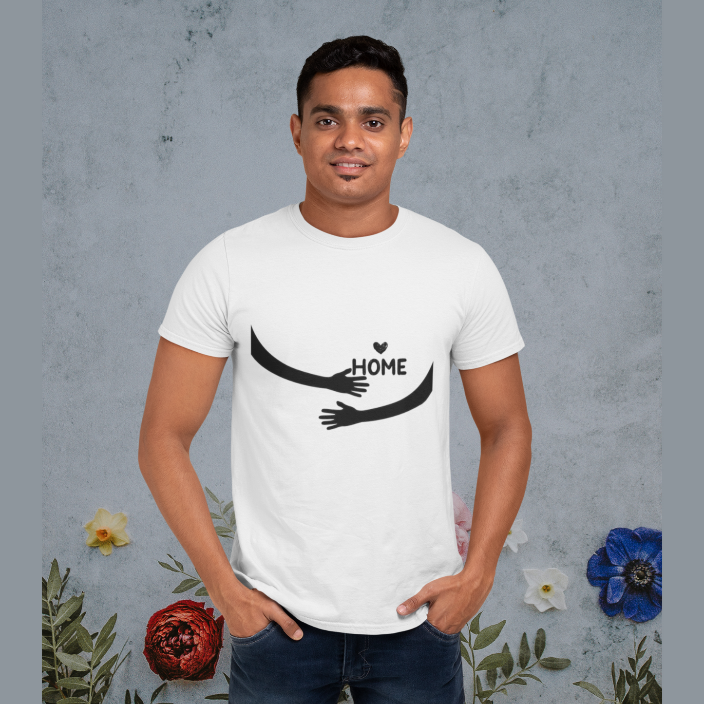 My home: Your arms | Premium Unisex Half Sleeve T-shirt