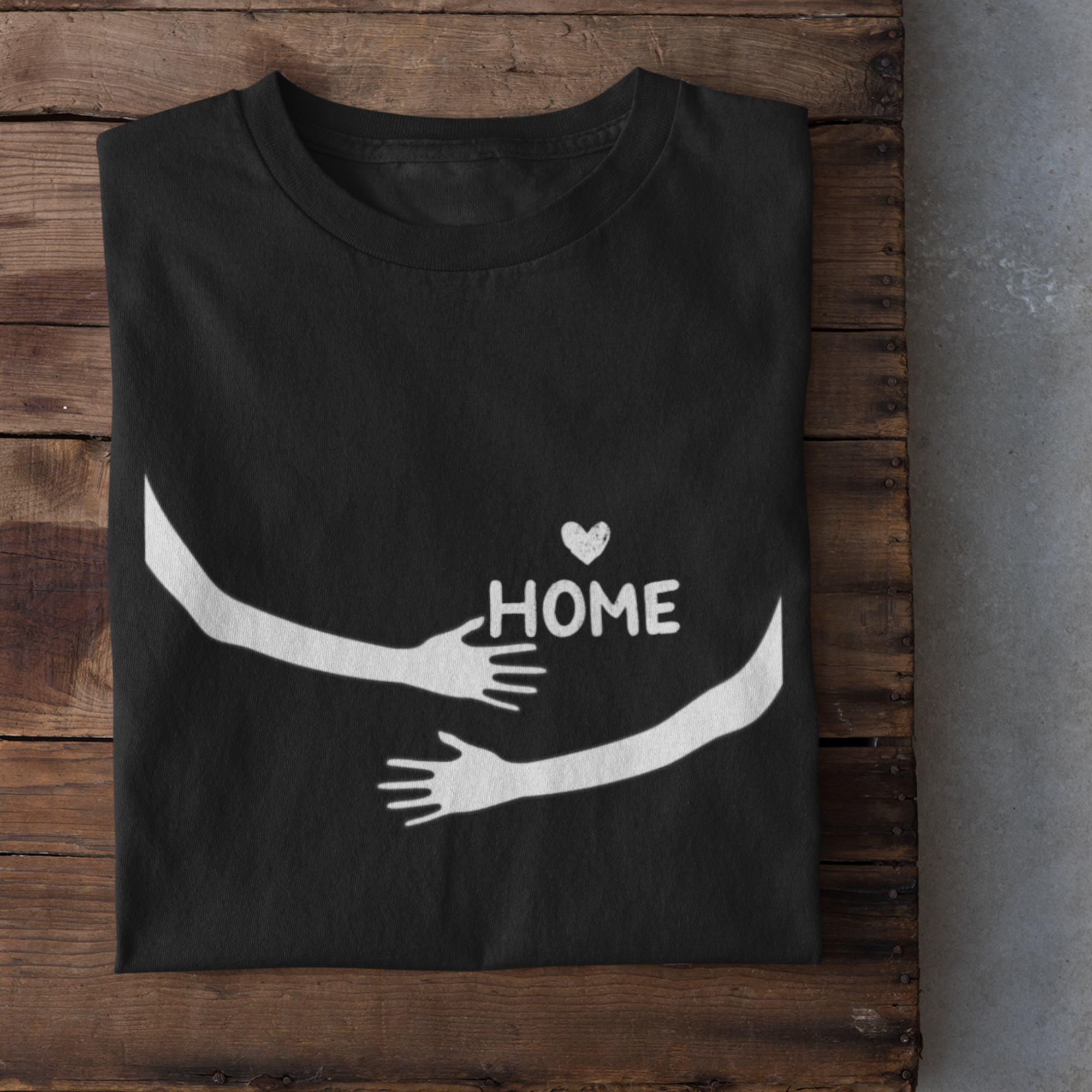 My home: Your arms | Premium Unisex Half Sleeve T-shirt