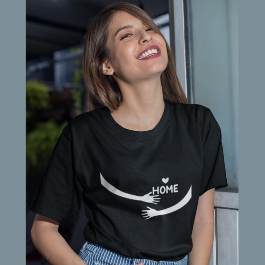 My home: Your arms | Premium Unisex Half Sleeve T-shirt