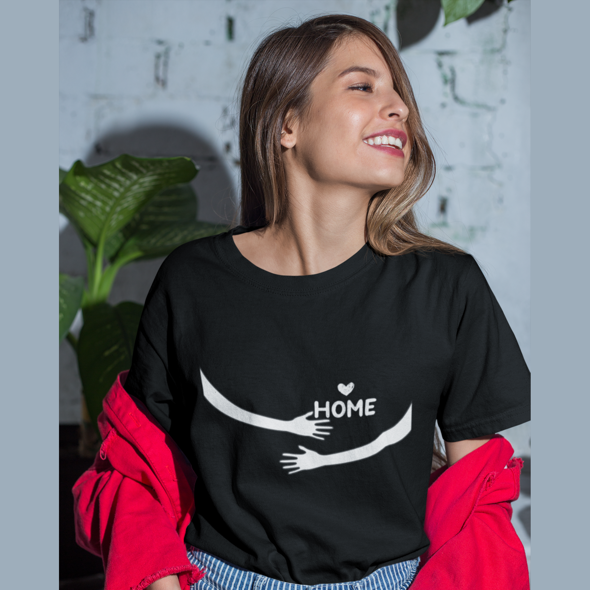 My home: Your arms | Premium Unisex Half Sleeve T-shirt
