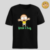 Rick and Morty combo set -III including Need a HugT-shirt, Mask & Rick and Morty sticker